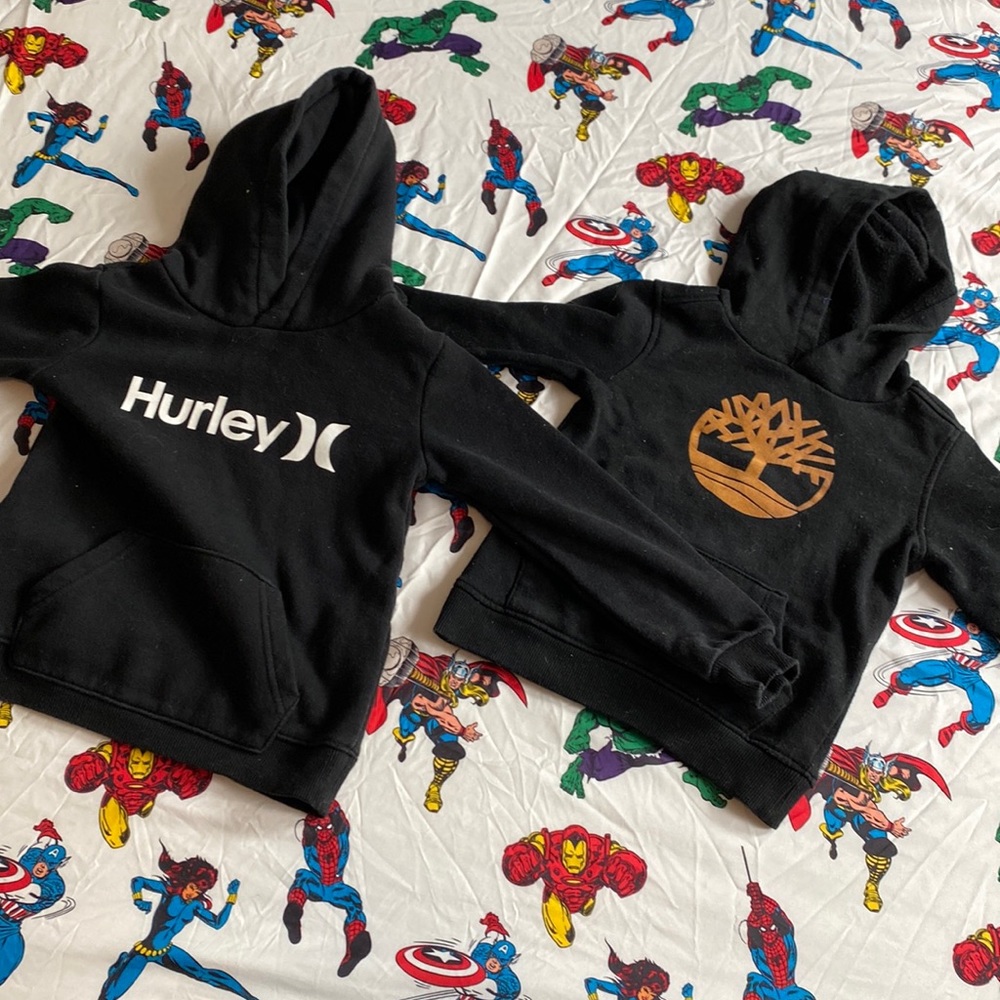 Kids hoodie bundle, size 4 T, good condition, from pet free smoke free home